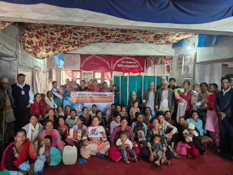 समुदायस्तरमै क्षयरोग नियन्त्रणका लागि खाडाचक्र नगरपालिकाको अभियान